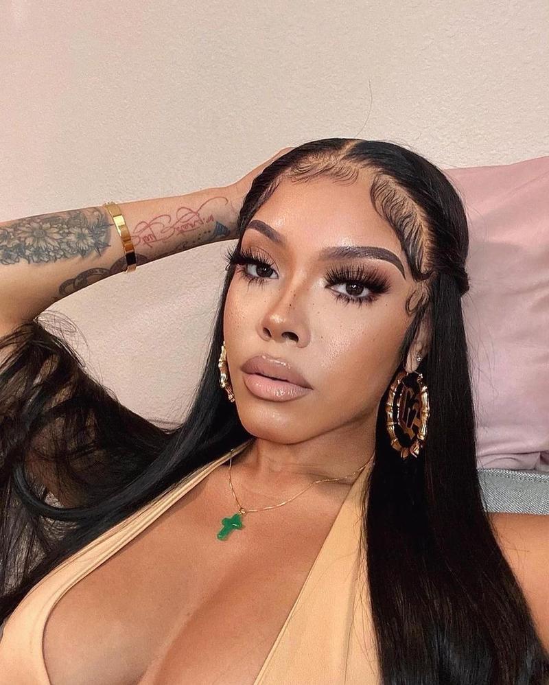 Natural Black Straight Lace Front Human Hair