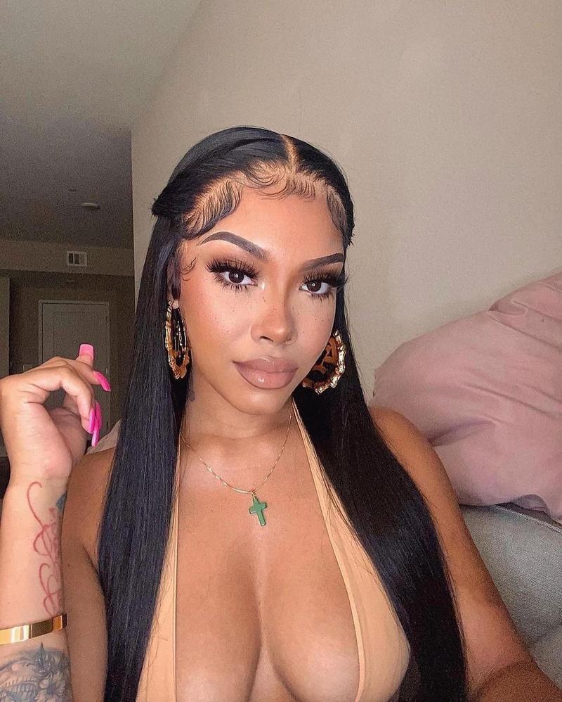 Natural Black Straight Lace Front Human Hair