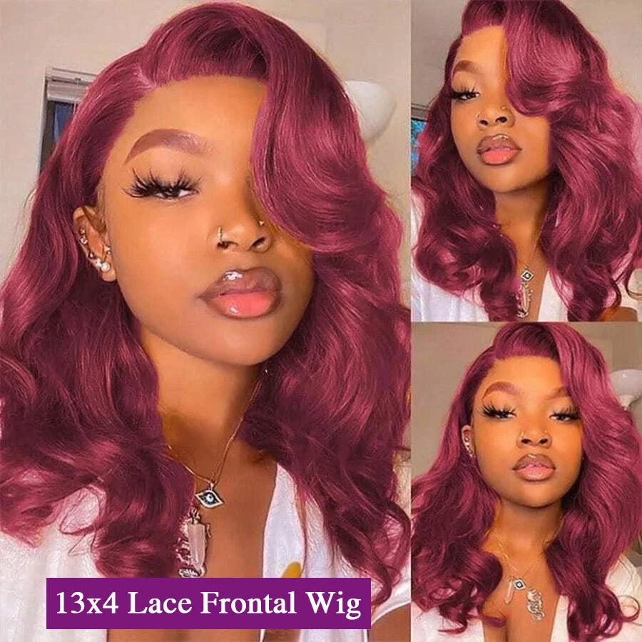 Burgundy Red 99J Short Bob