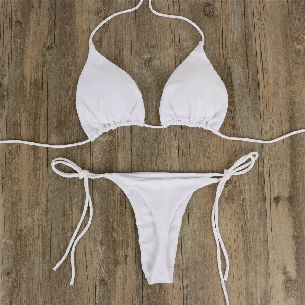 Pink Swimsuit Bikini Women