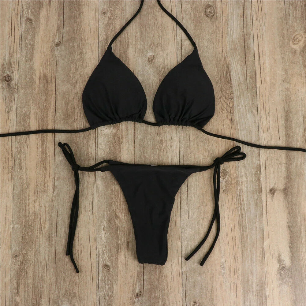 Pink Swimsuit Bikini Women