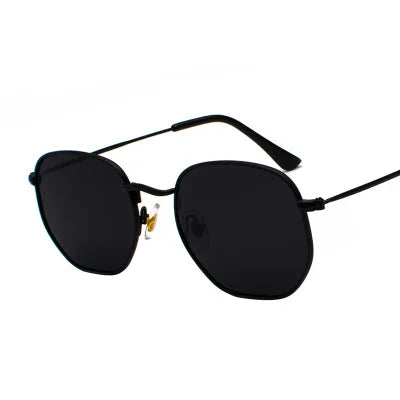Men Sunglases Hexagon Sun glasses