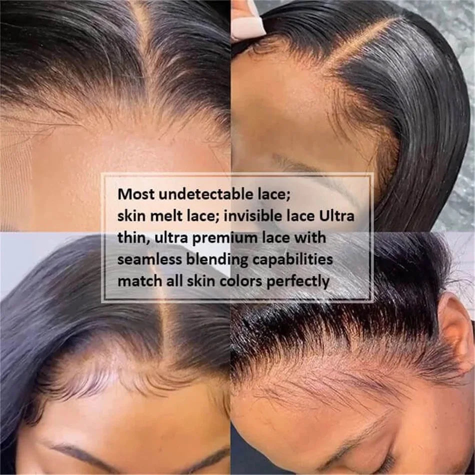 HD Transparent 13x6 Lace Front Human Hair