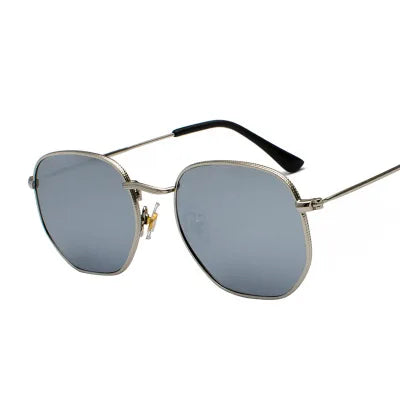 Men Sunglases Hexagon Sun glasses