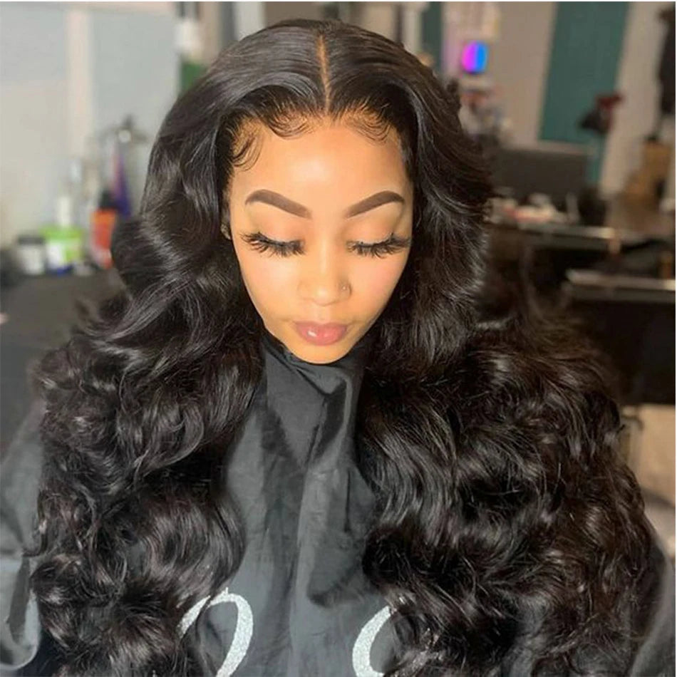 13X6 HD Transparent Lace Front Human Hair Wigs