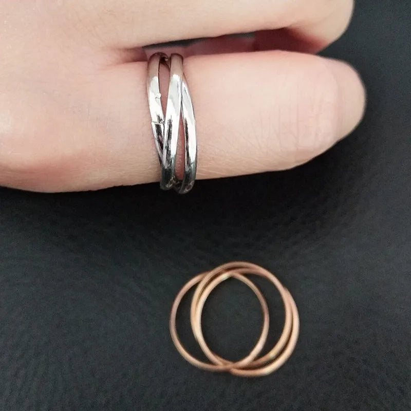 Stylish Interlocking Rings