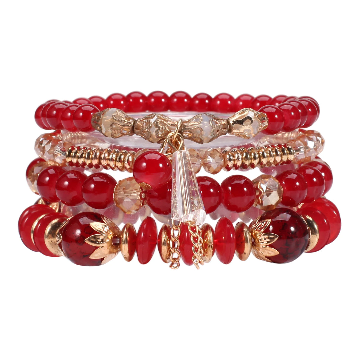 Bohemian Stackable Bead Bracelets