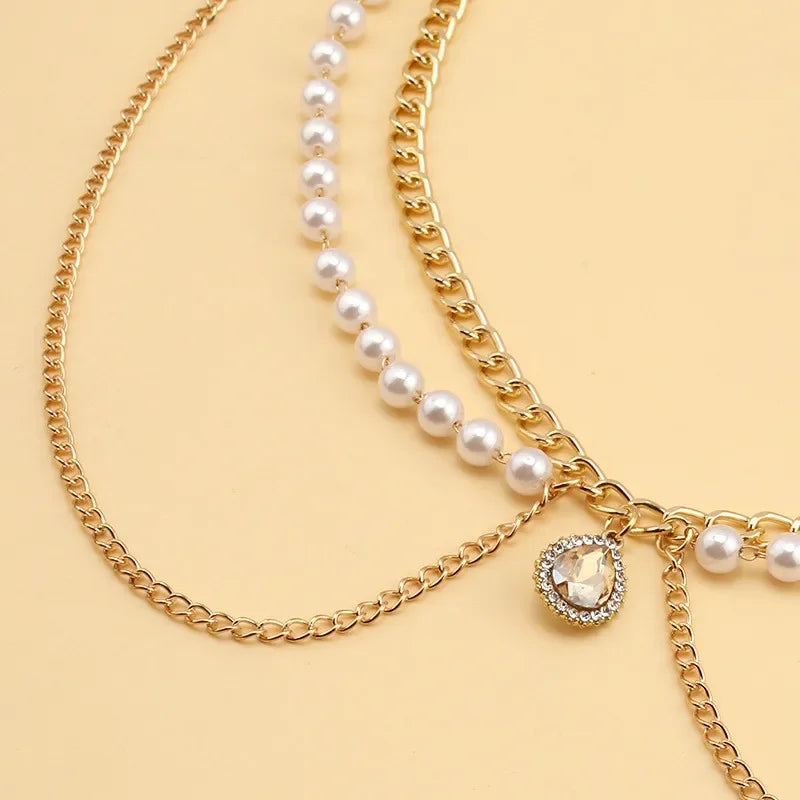 New Sexy multilayer Pearl Chain
