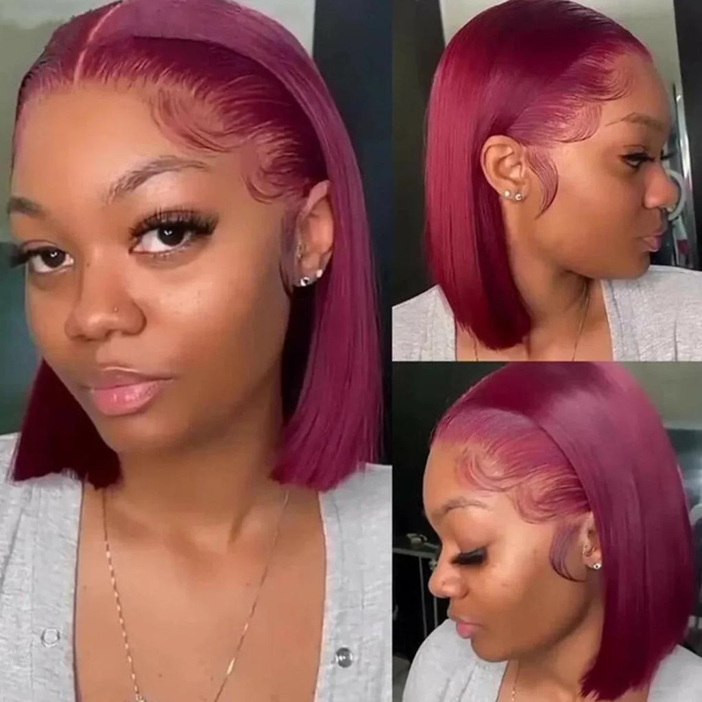 99J Burgundy 13x4 Bob Straight