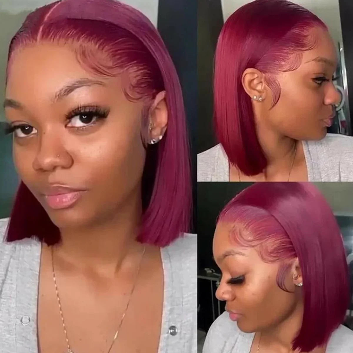 99J Burgundy 13x4 Bob Straight