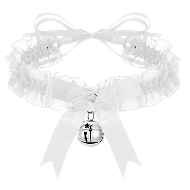 Lace Aesthetic Necklace Bow