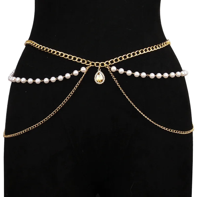 New Sexy multilayer Pearl Chain