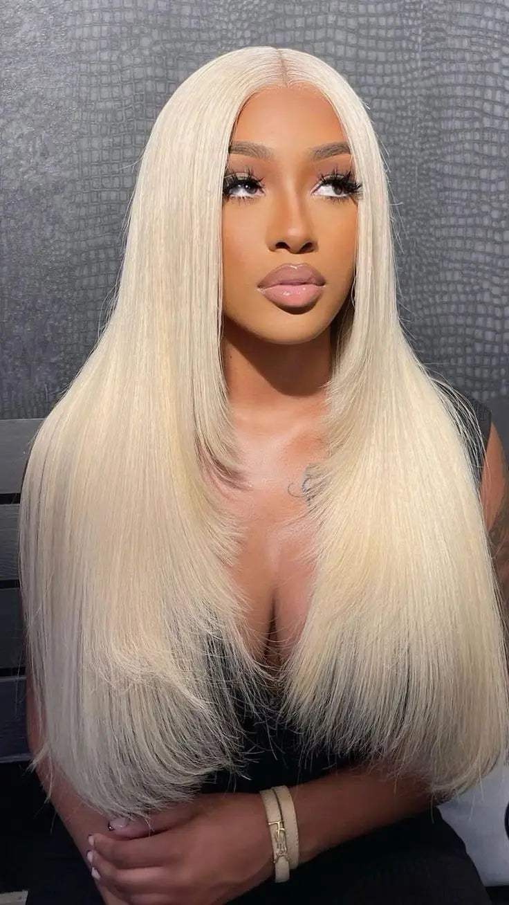 99J Burgundy Red Layered Lace Front Wig
