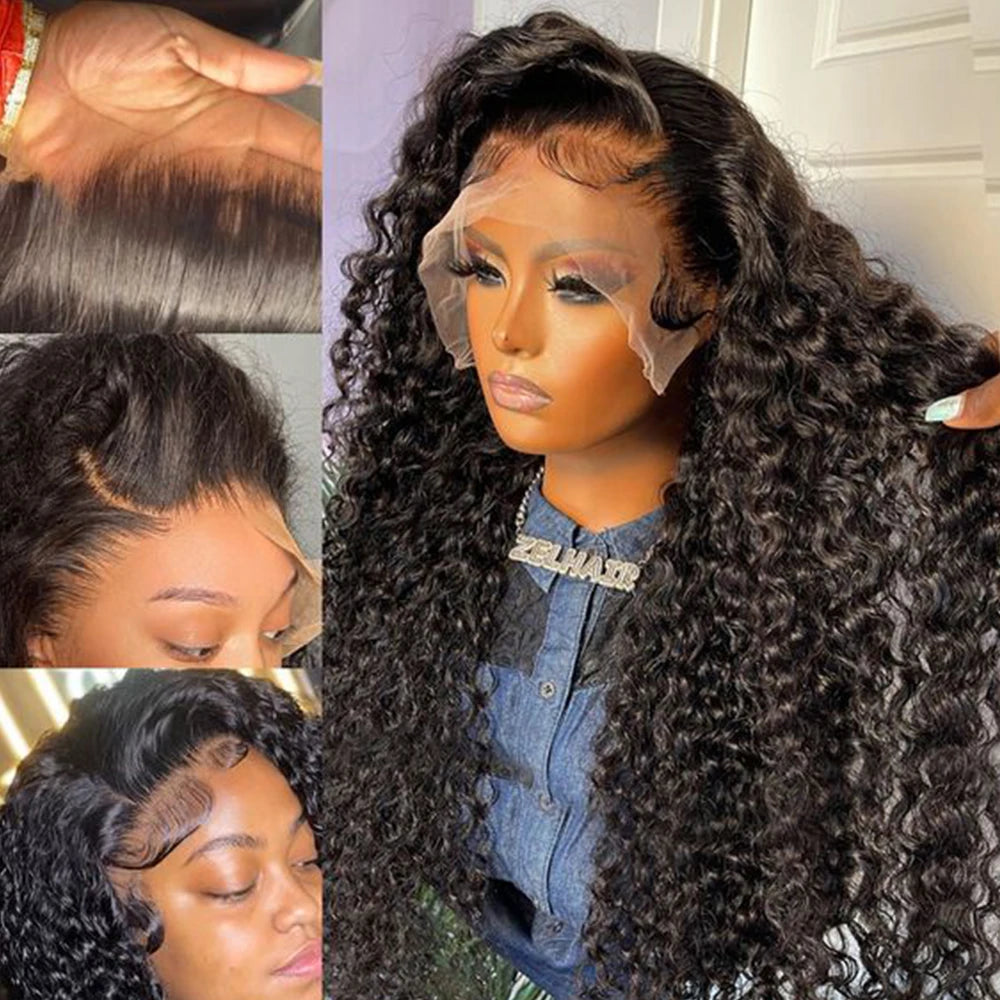 Human Hair Wigs 13x4 Deep Wave