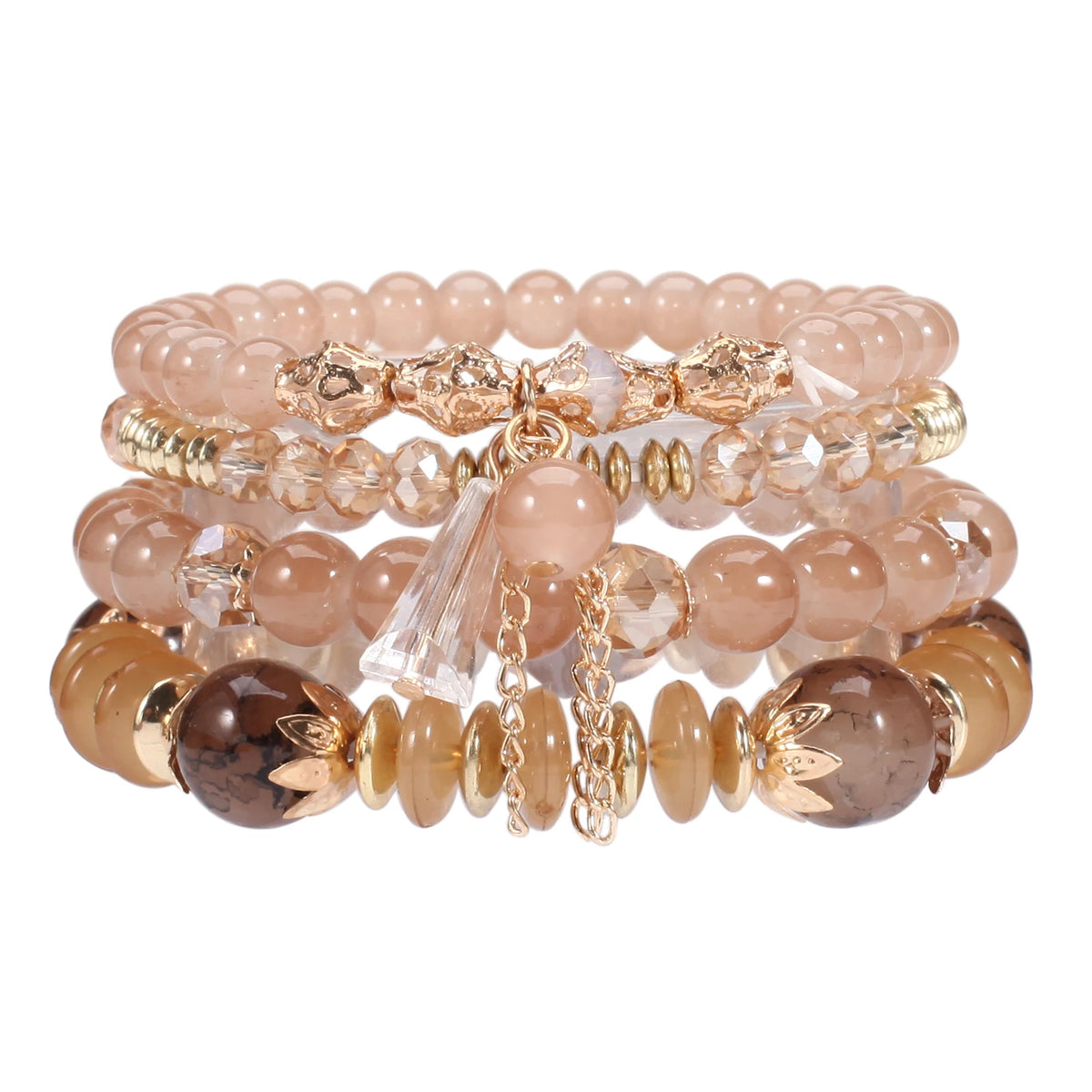 Bohemian Stackable Bead Bracelets