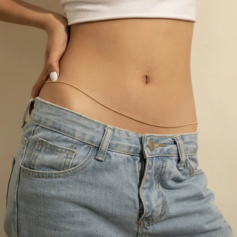 Fashion Simple Double Layer Bead Chain