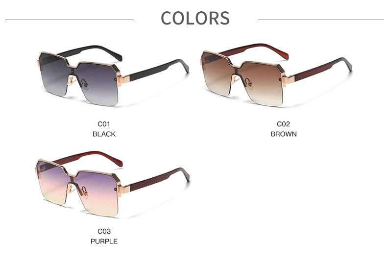 Men Women Frameless Square