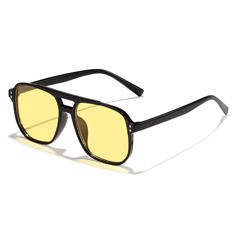 Vintage Men Women Big Sunglasses