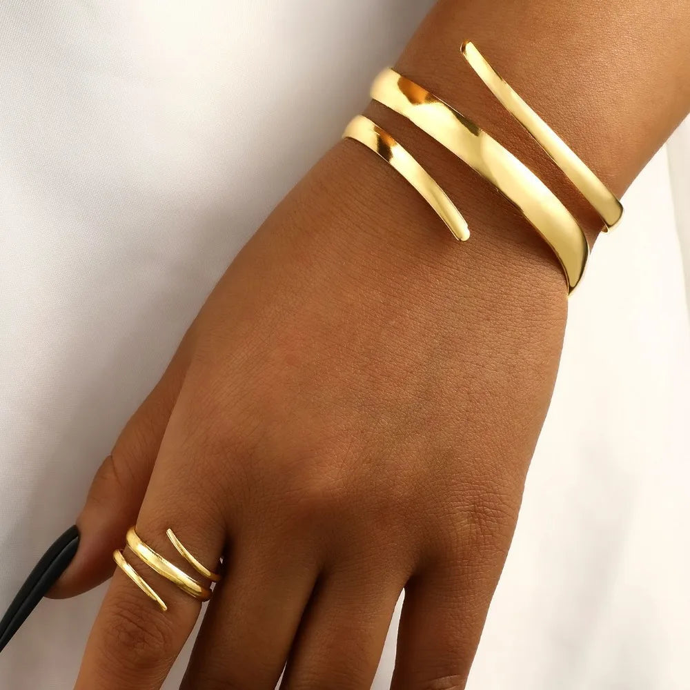 European and American Thick Bracelet Set Gift