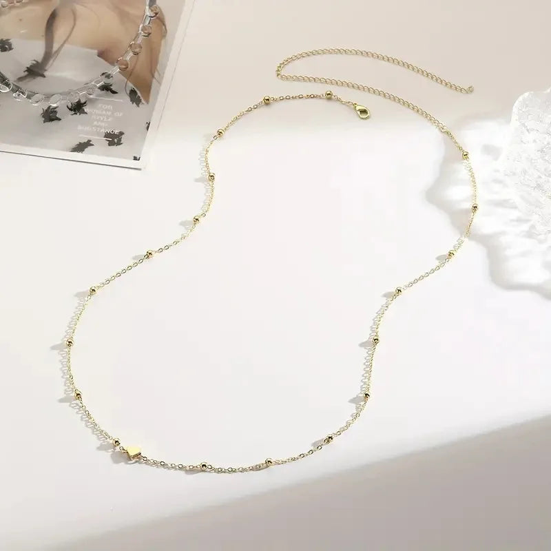 Simple Beaded Belly Chains