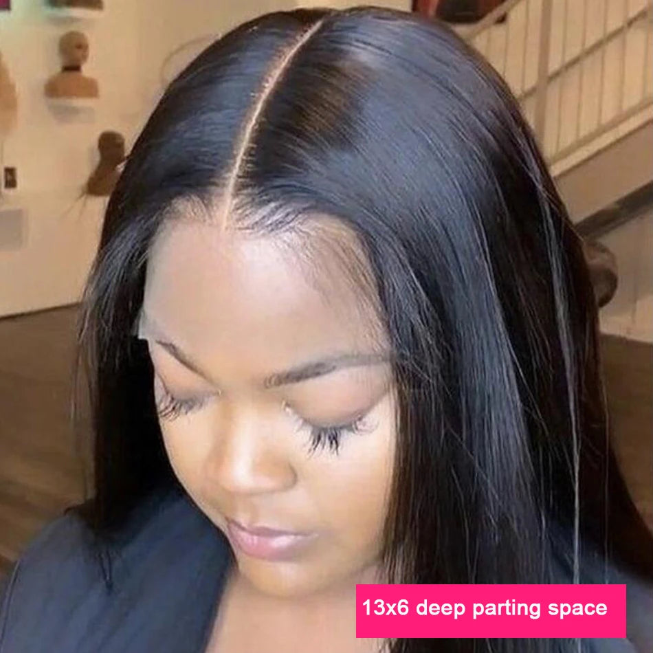 HD Transparent 13x6 Lace Front Human Hair