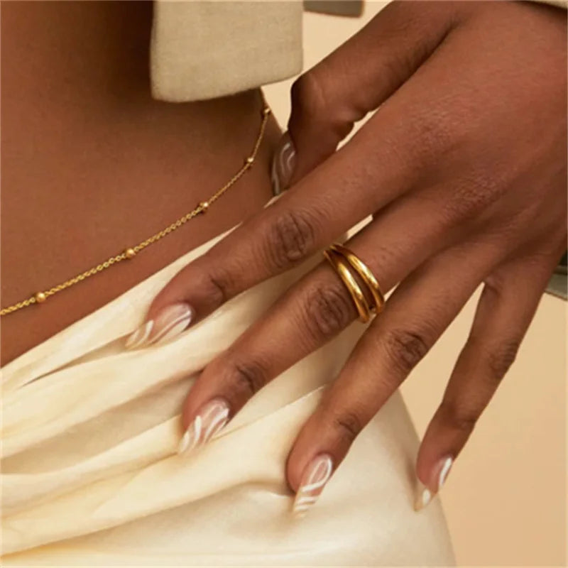 Simple Beaded Belly Chains