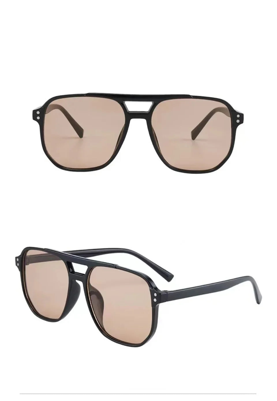 Vintage Men Women Big Sunglasses