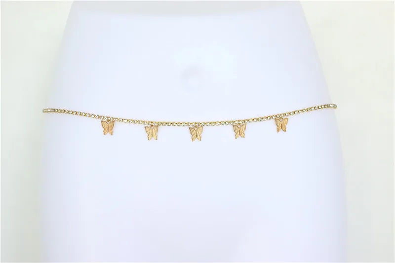 Fashion Simple Butterfly Bead Chain