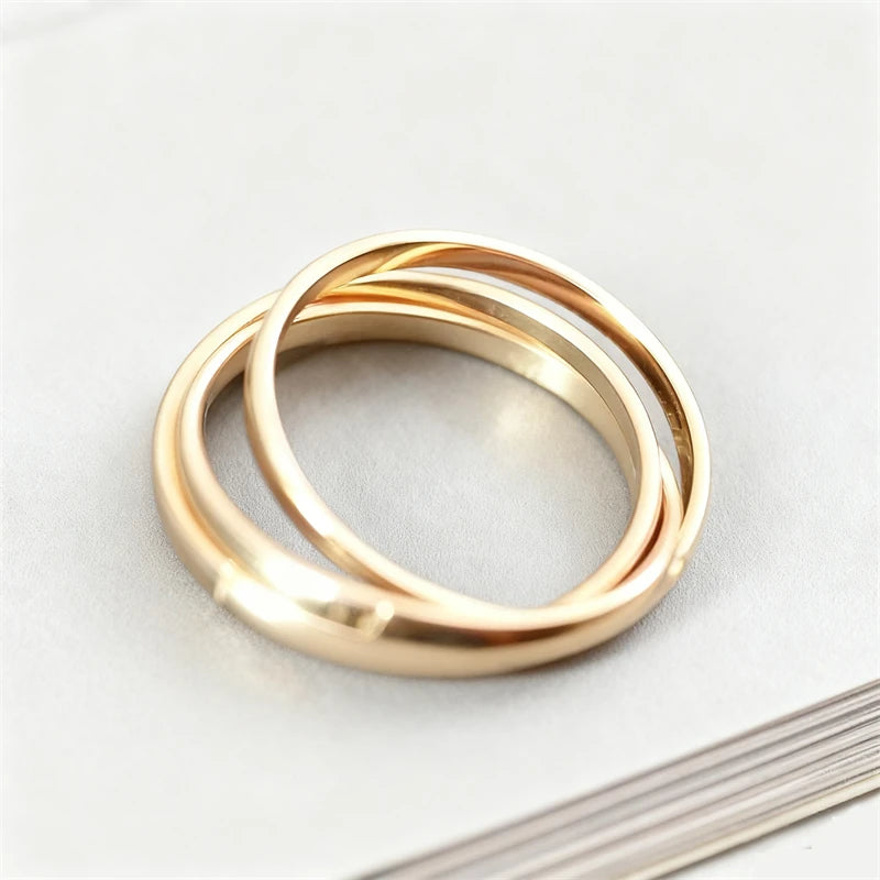 Stylish Interlocking Rings
