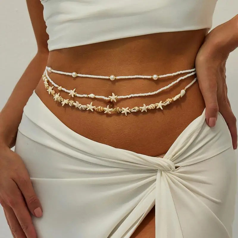 Pearl Belly Chain