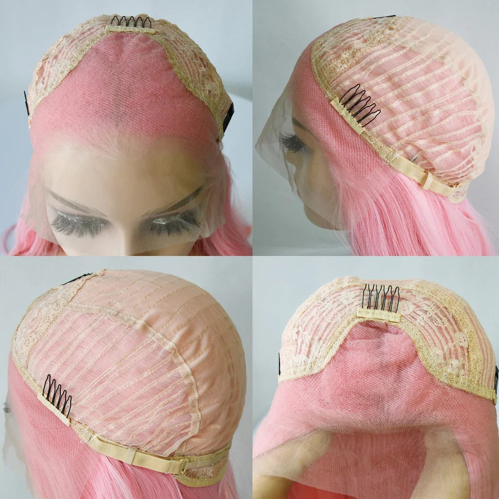 99J Burgundy Red Layered Lace Front Wig