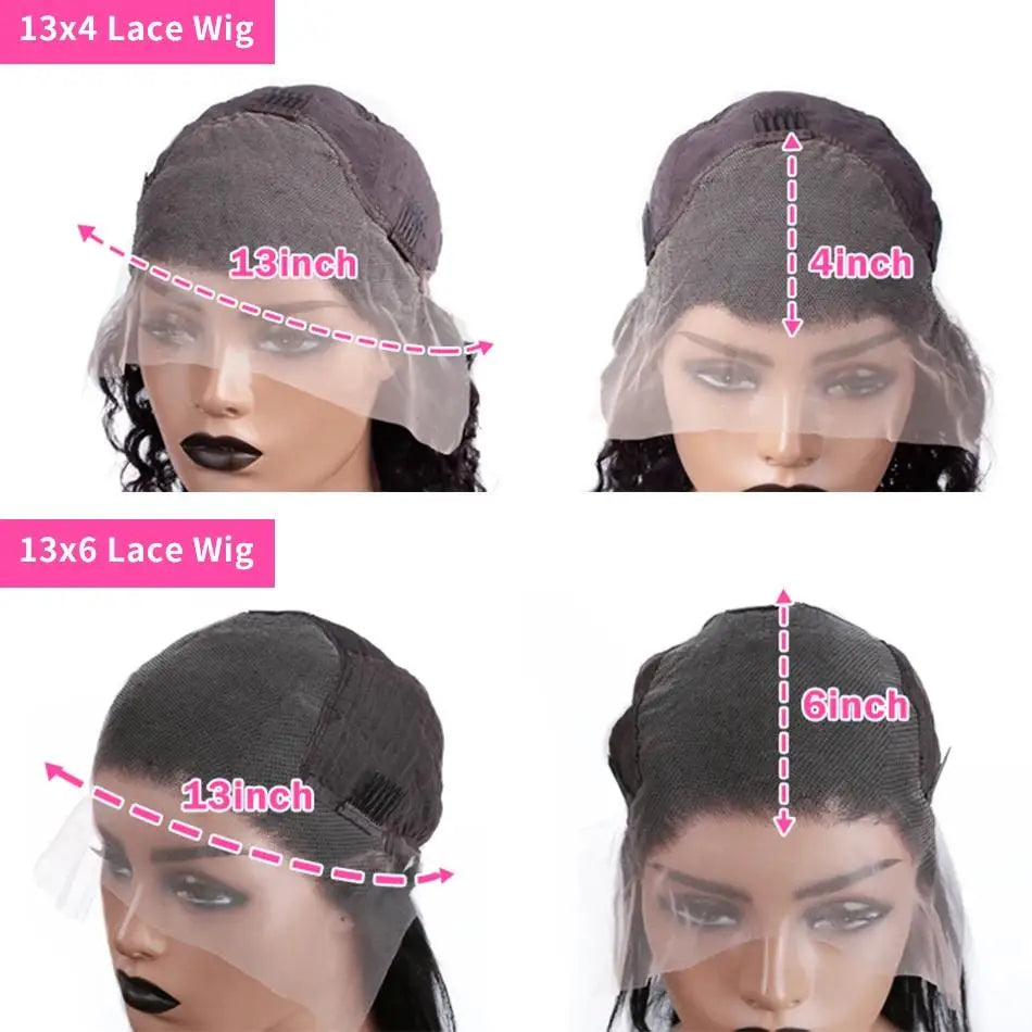40 42 Inch Bone Straight Human Hair Wigs