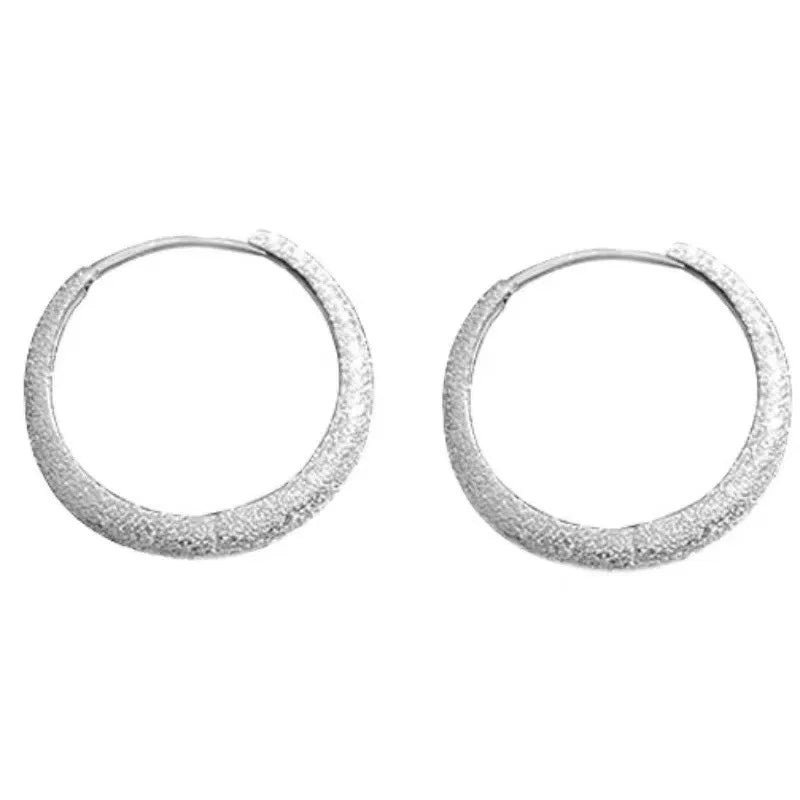 Retro shiny women's earrings