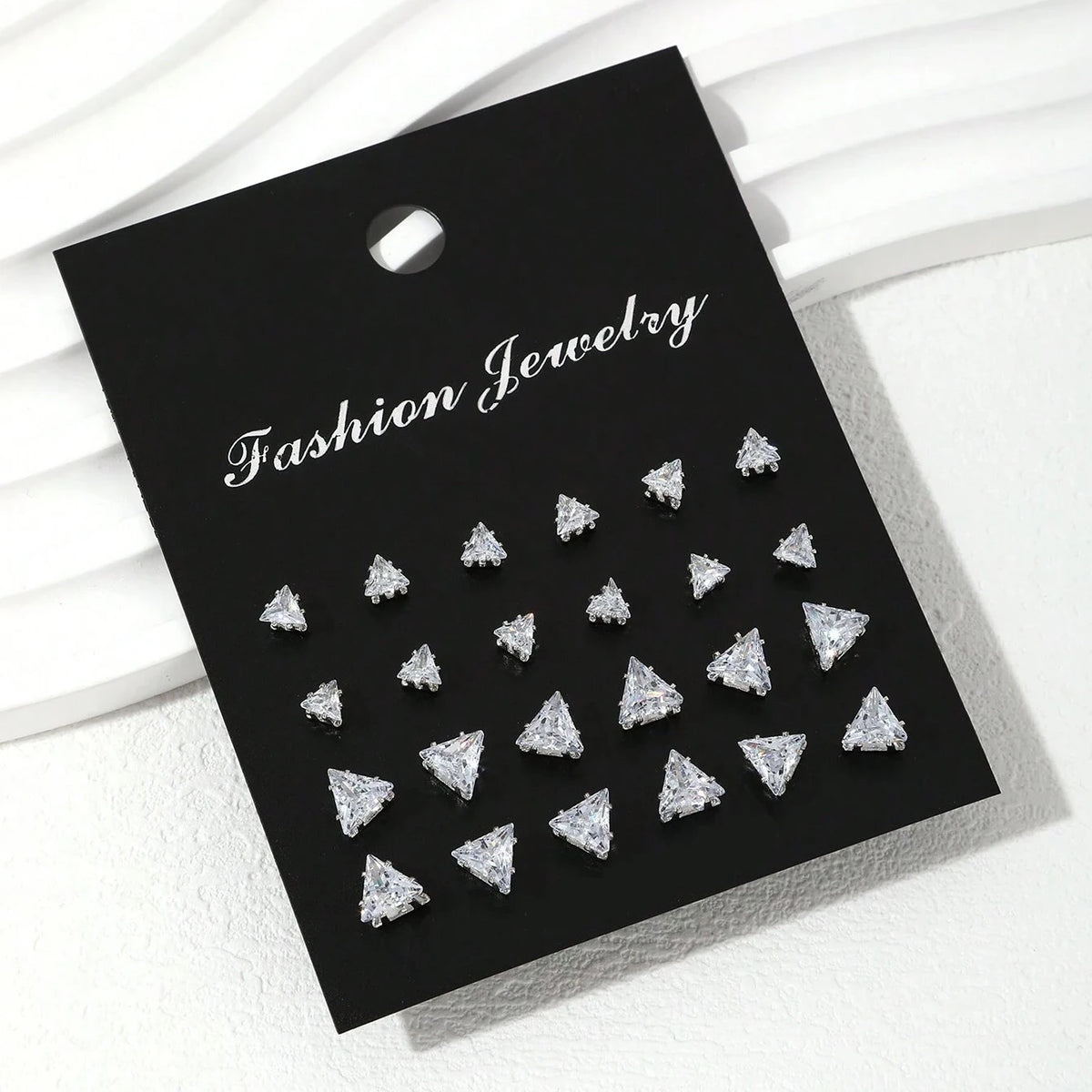 12 Pairs Of Luxurious, Simple, Shiny,