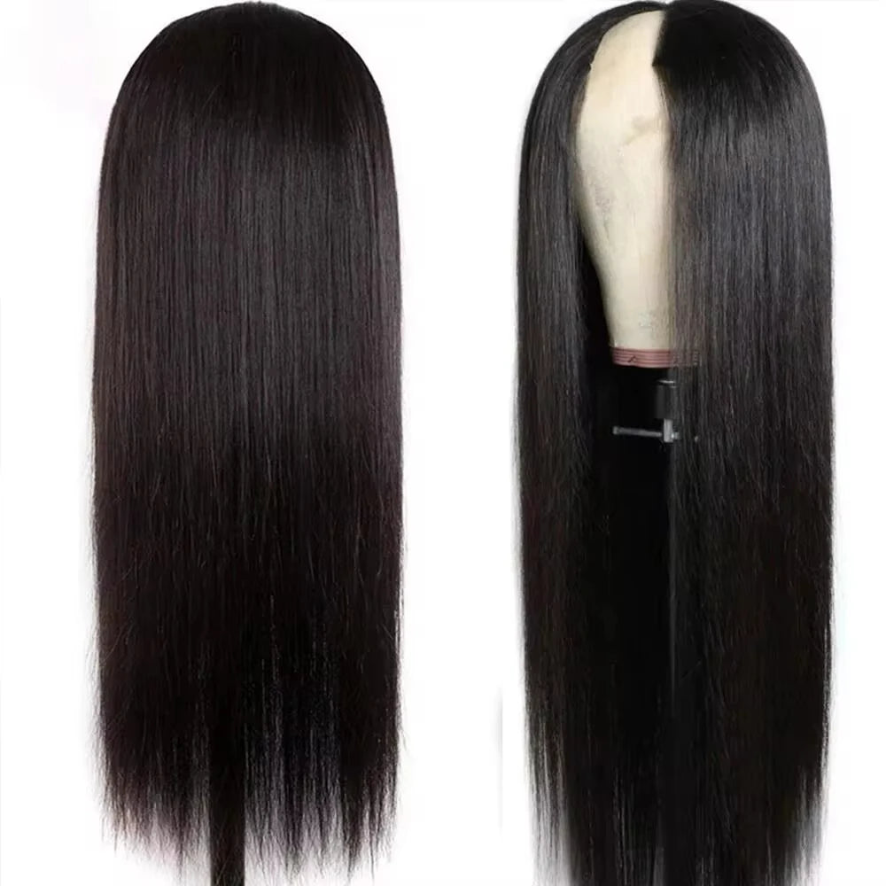Brazilian V Part Wig Human Hair