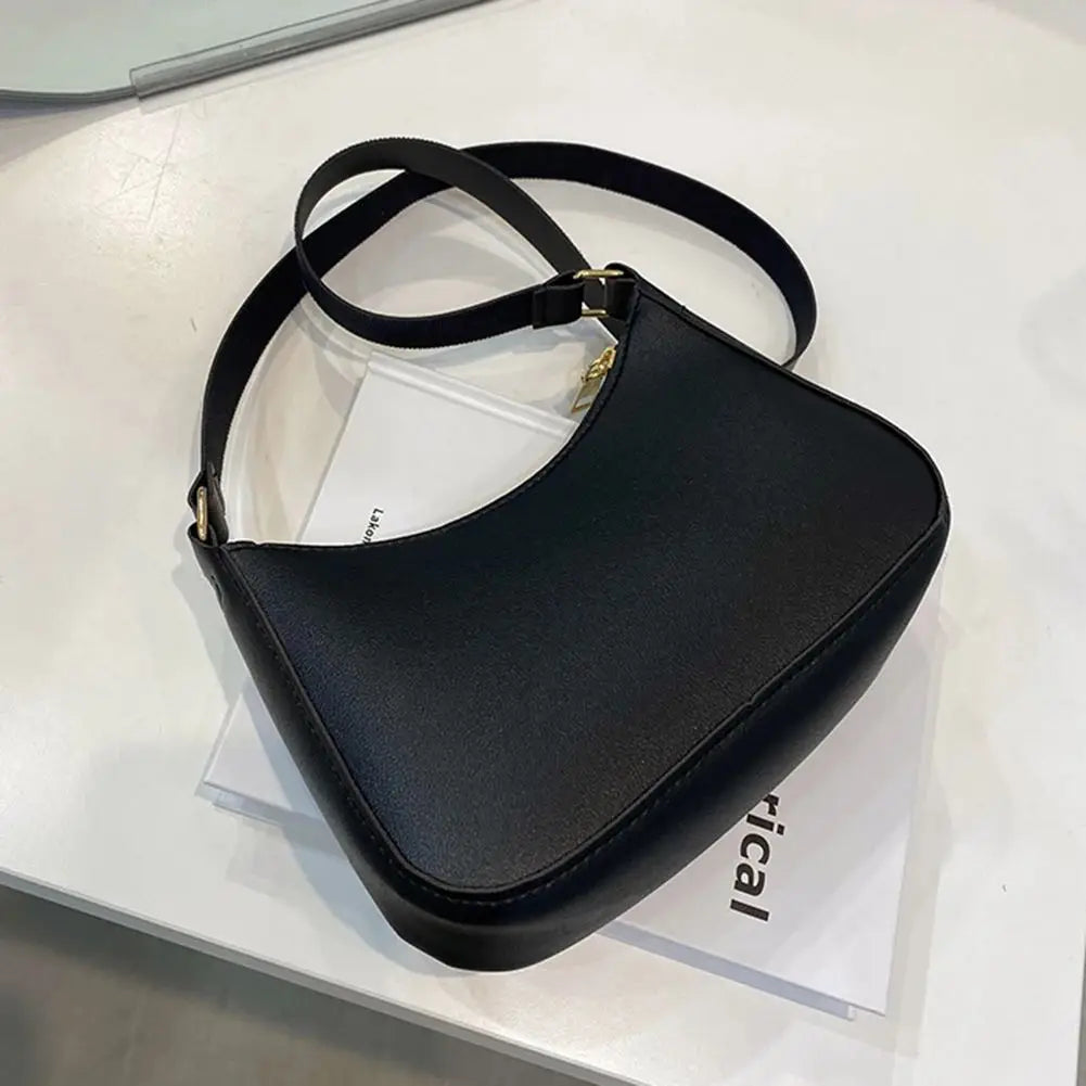 Fashionable and Trendy Solid-Color Handbag