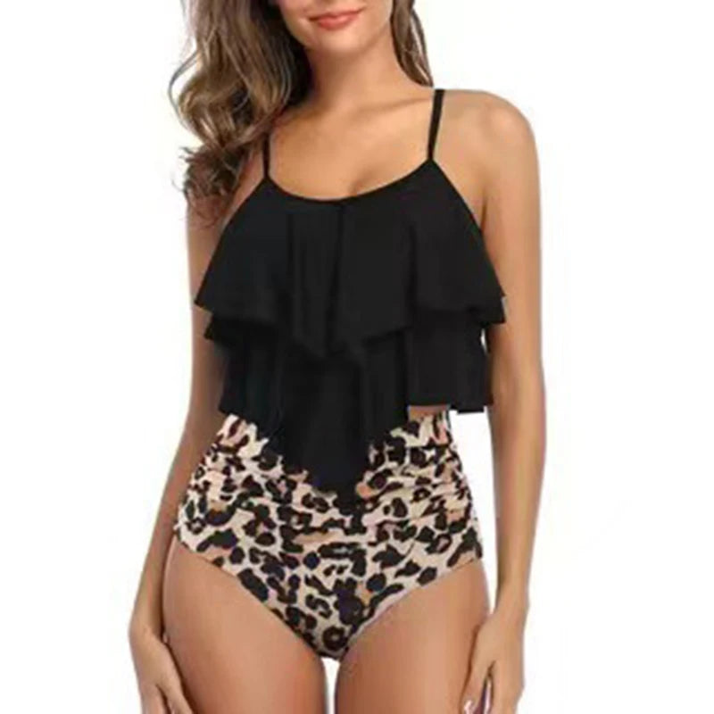 Swimwear Ruffles Women Suits
