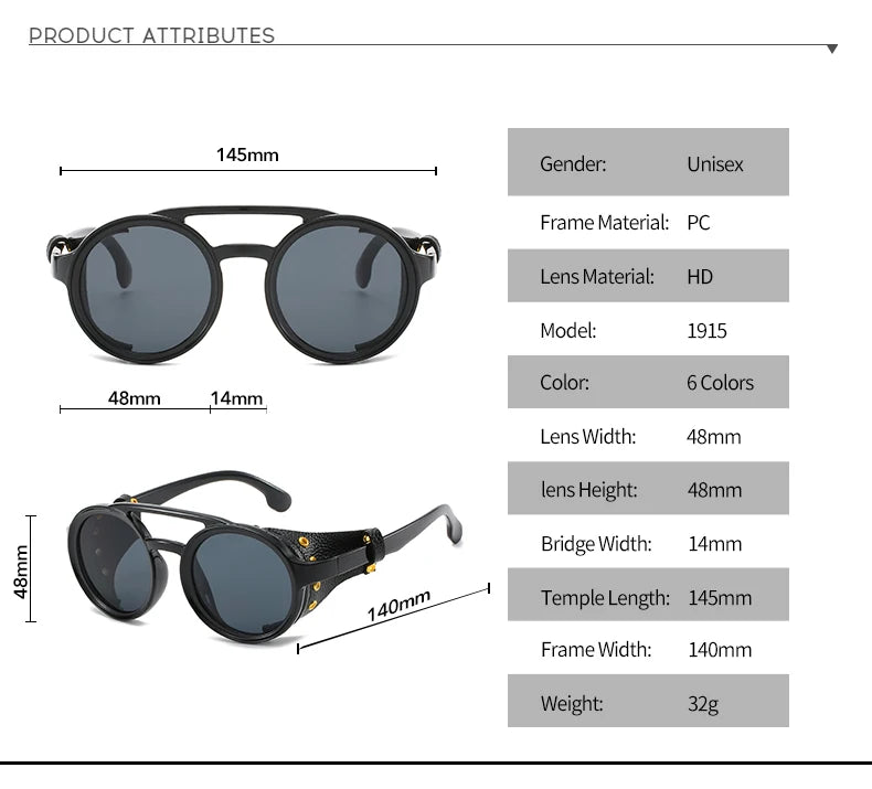 Steampunk Shields Sunglasses
