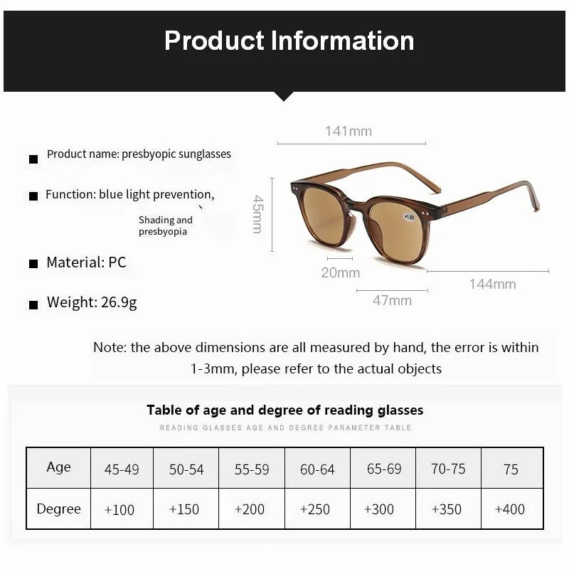 2025 Reading Sun Glasses For Women
