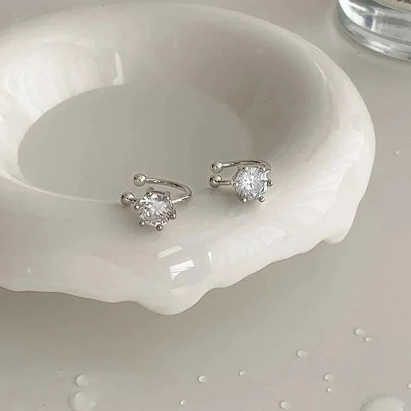2Pc New Shiny Zircon Clip
