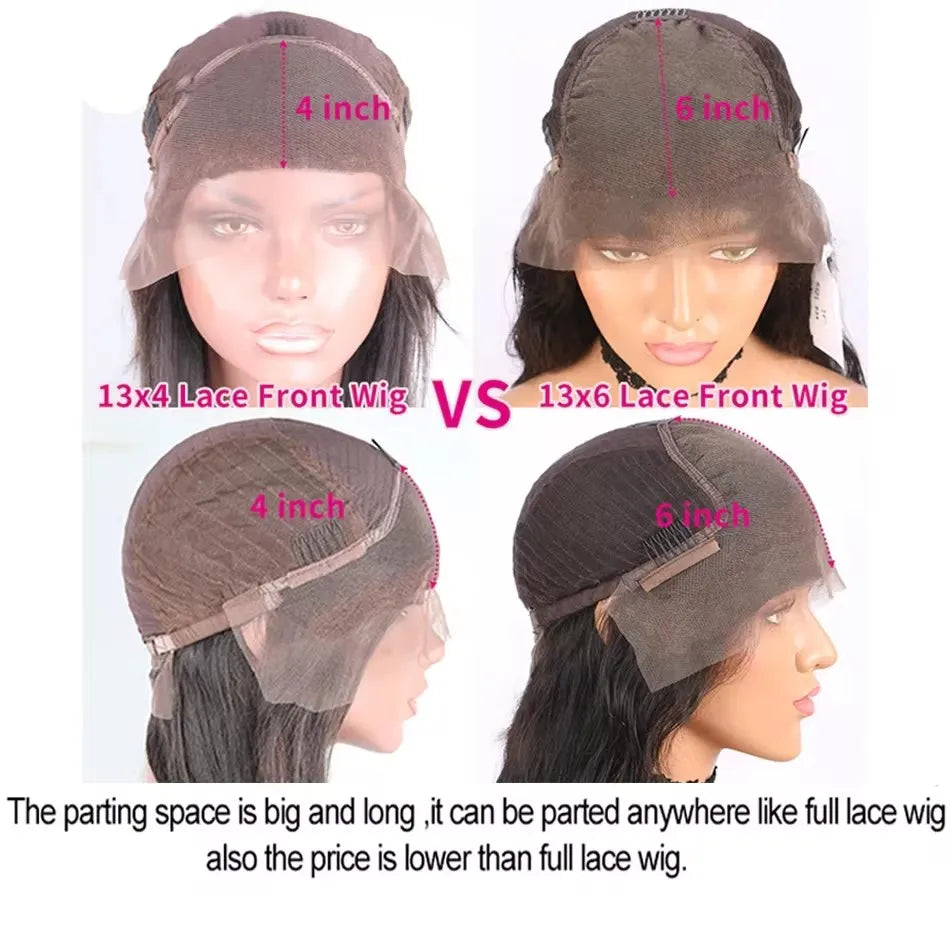 Brown Colored 13x6 Lace Front Human Hair