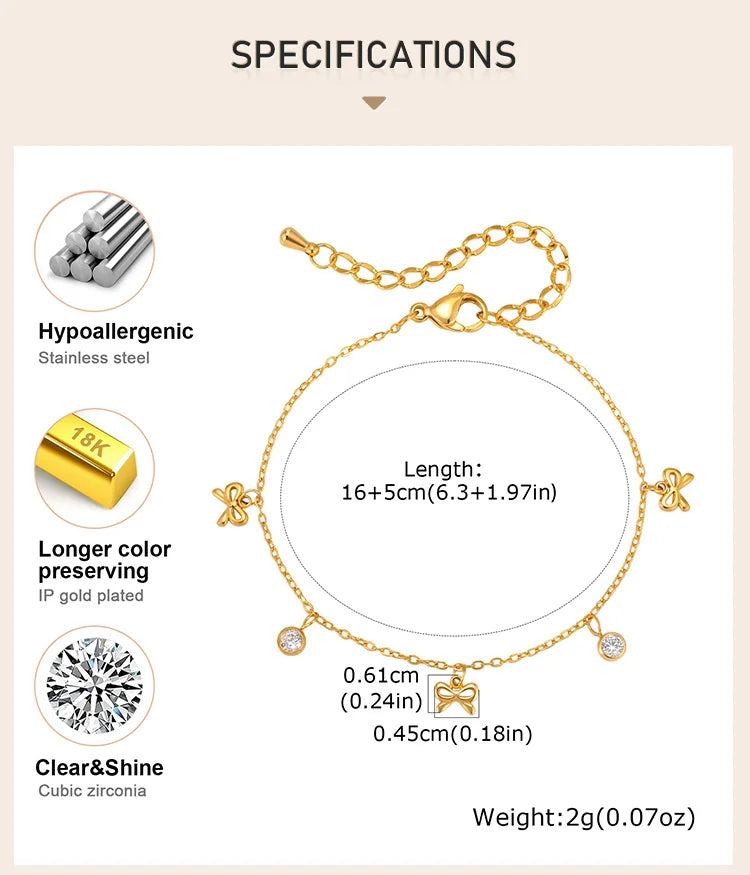 Bow Bracelet for Women
