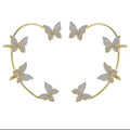 Retro shiny women's earrings