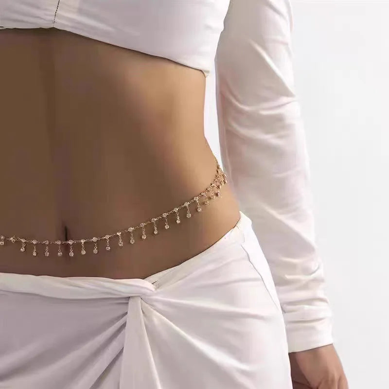 Fashion Simple Double Layer Bead Chain