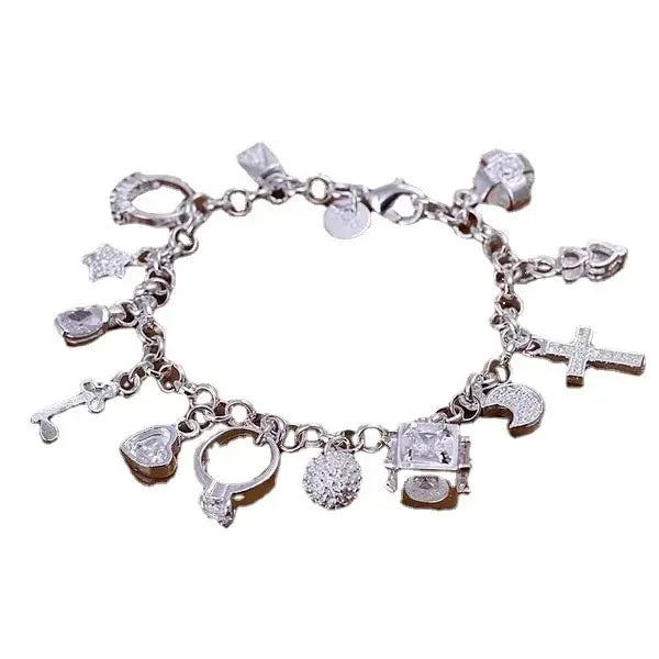 Bracelet European and American Silver Fashion