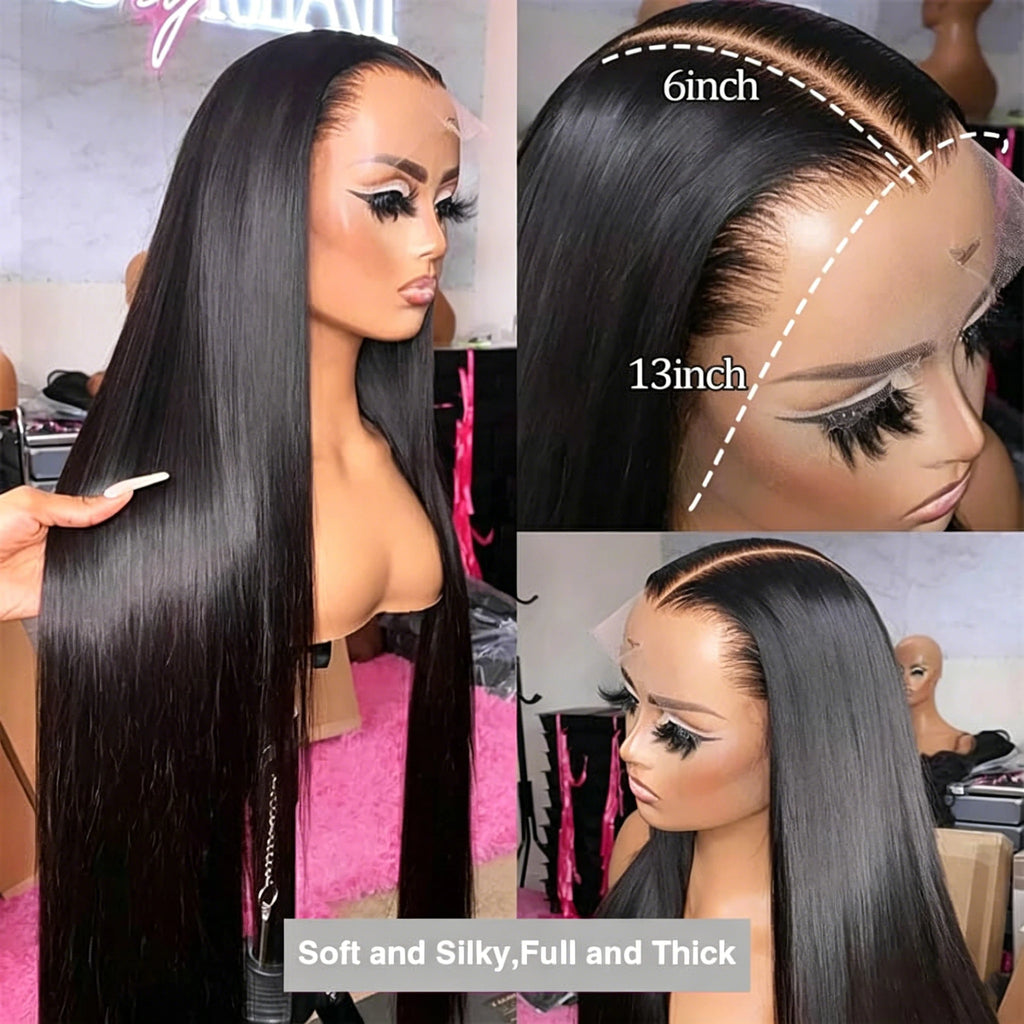 32Inch Straight Human Hair Wigs