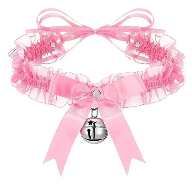 Lace Aesthetic Necklace Bow