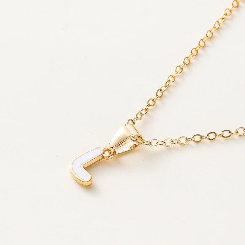 Name Initial Necklace For Women