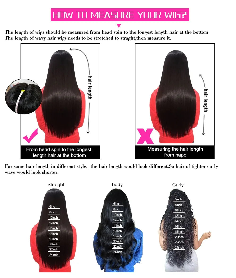 Human Hair Wigs 13x4 Deep Wave