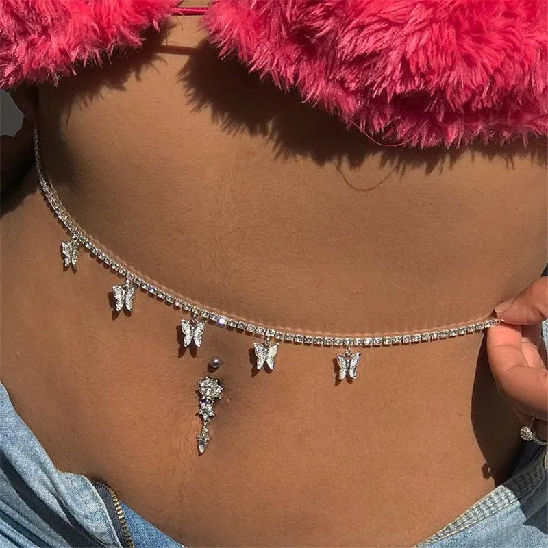 Fashion Simple Butterfly Bead Chain